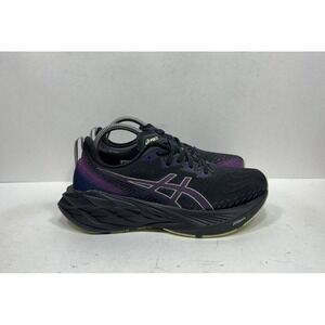 Asics Novablast 4 Womens Size 9 Black Purple Expanse Running Walk Shoes 1012B510